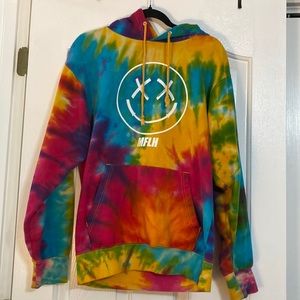 MFLH (Move fast lift heavy) tie-dye hoodie